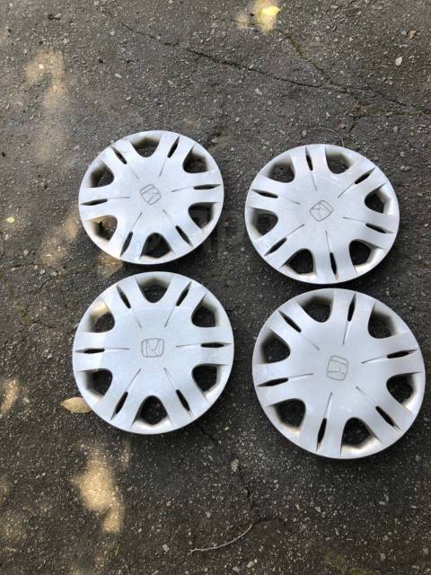 Колпаки на колёса, 14", 4 шт, б/у, в наличии. Цена: 300₽ в Хабаровске