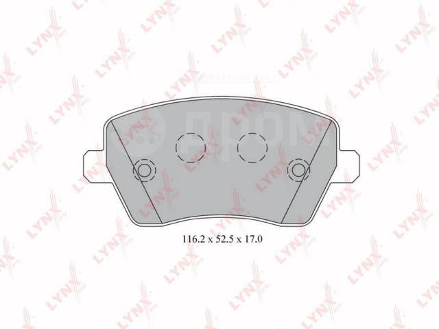 Купить Колодки тормозные дисковые | перед | Lynxauto BD5739 в Туле по ...