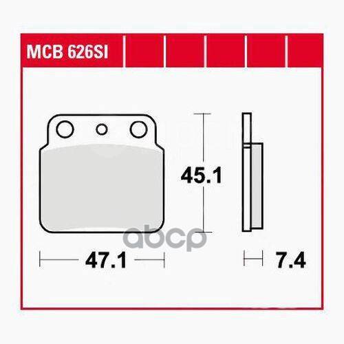  .. Moto Arctic Cat Dvx (300Ccm) 04- TRW . MCB626SI 