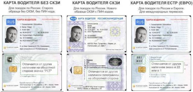 Как выглядит карта водителя Карта тахографа СКЗИ по РФ для иностранного гражданина в Надеждинском районе