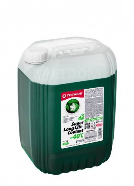 Антифриз Totachi Super LONG LIFE Coolant Green -40C 10л, в наличии ...