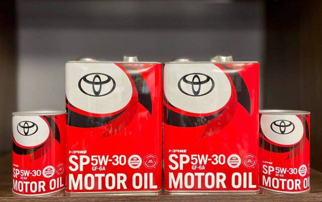 Масло моторное Toyota SP/GF-6A 5W-30 4L, синтетическое, 4,00 л. SP, A3 ...