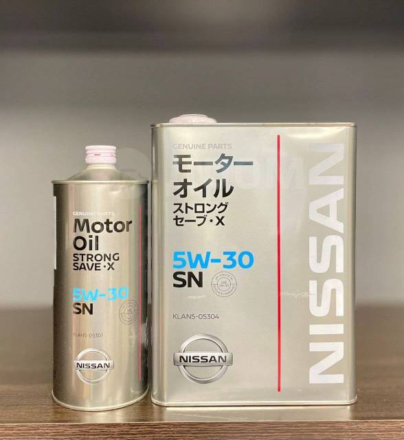 Масло моторное Nissan SN Strong SAVE X 5W-30 4L, синтетическое, 4,00 л ...