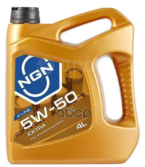Синт. Мотор. ) NGN 5W-50 Extra A-Line Sn/Cf 4Л, синтетическое, 4 .