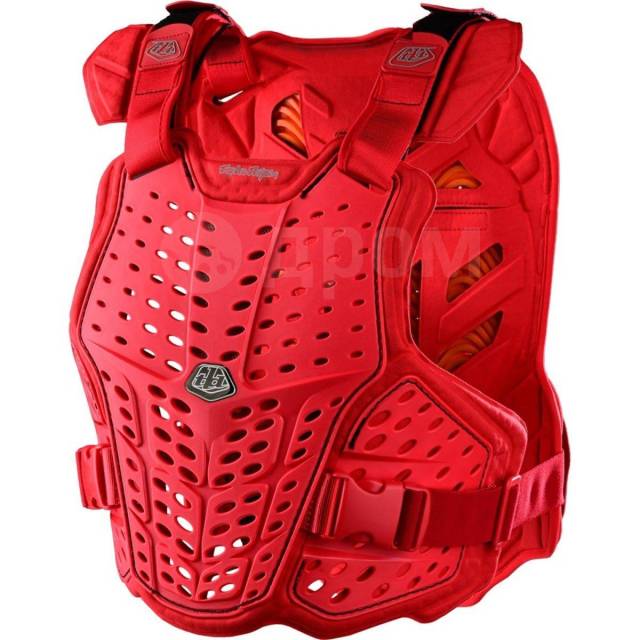  Troy Lee Designs Rockfight Ce Chest Protector Red :/L (584003023) 