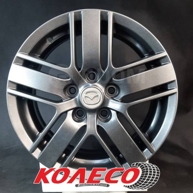 Литые диски, Mazda, 16", 1 шт, 5x114.3, литой, 67,1 мм. 4 шт, б/у, в ...