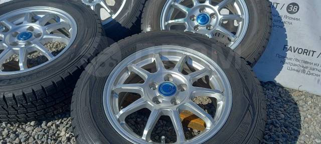 Фирменные литые диски AL на шинах Dunlop 195/65R15, 15", 1 шт, 195 мм ...