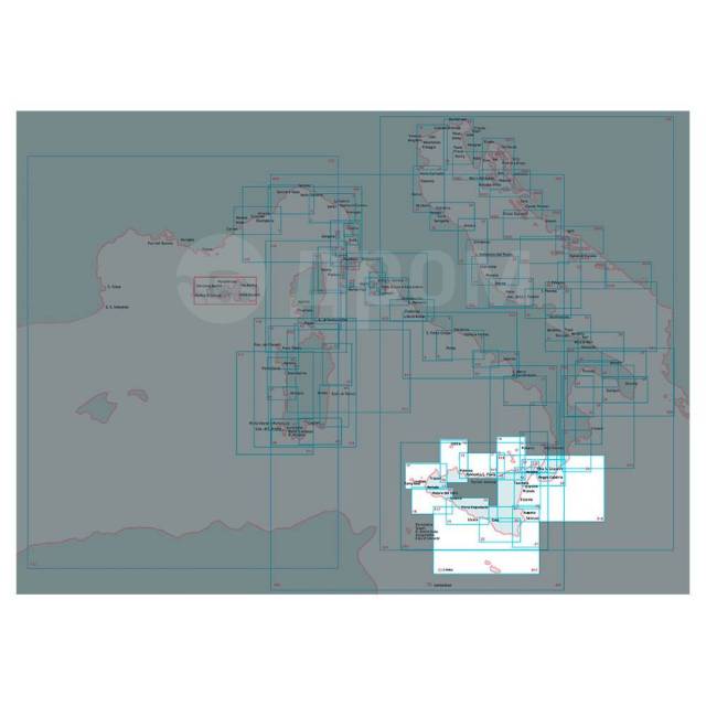    Istituto idrografico 100017 Capo Rama-Marsala-Egadi 