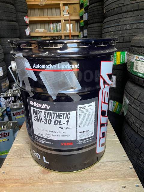 Моторное масло Verity PART Synthetic 5W-30 DL-1 20L, полусинтетическое ...