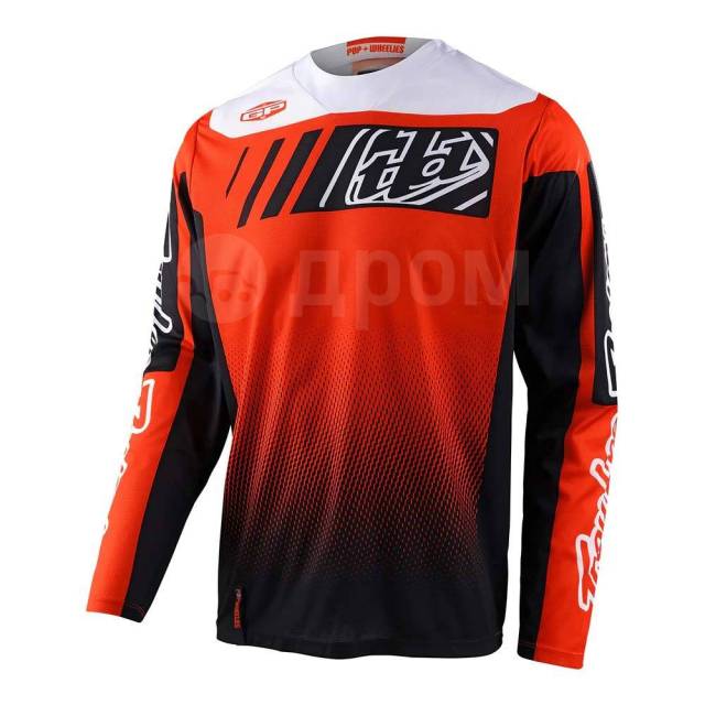  Troy Lee Designs GP Icon Black / Orange XXL, 307039056-2X 