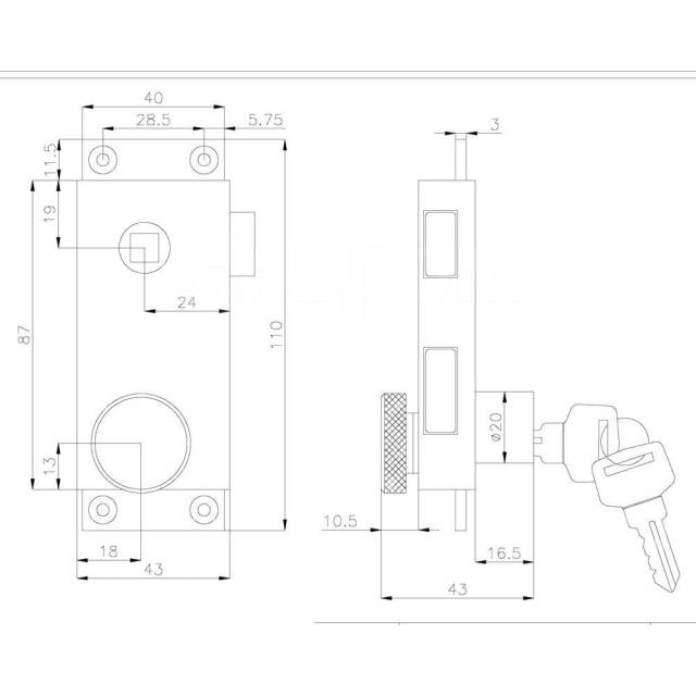   Silver 110 x 43 mm Olcese ricci 5050030D Dx 