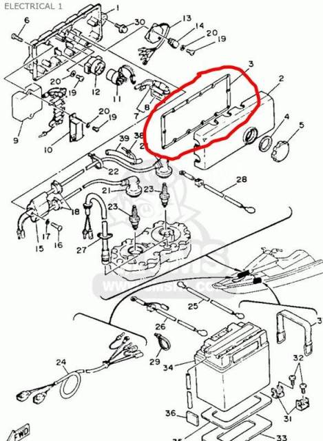  Yamaha Superjet Sj700 2000 6M68192100 