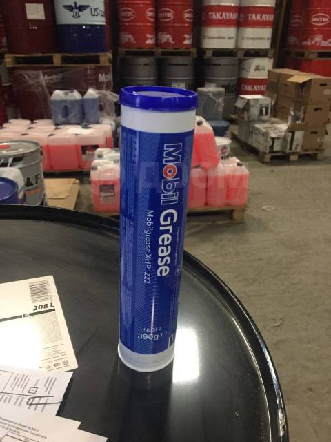 Пластичная смазка Mobil Mobilgrease XHP 222 в тубах, в наличии в Хабаровске