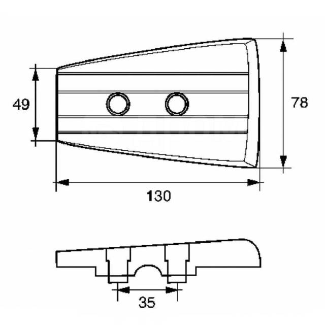     Silver 130 x 78 x 49 mm Tecnoseal 2626534A DPH/DPR 