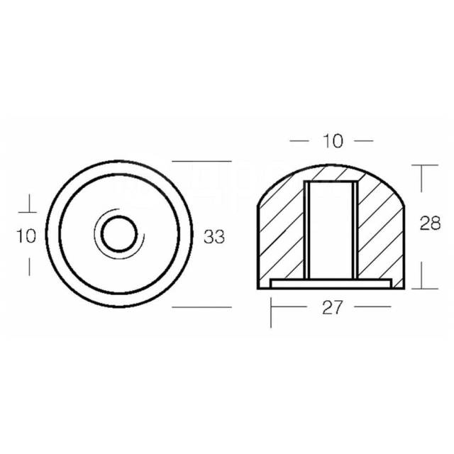   Silver Tecnoseal 2626305A Mercruiser Alpha/Bravo One 