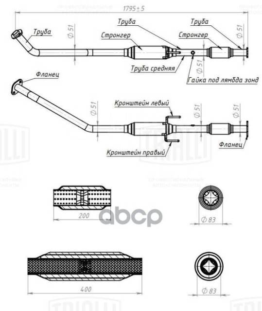 Омологированная выхлопная система Akrapovic Slip-On для Mitsubishi Lancer Evolution X