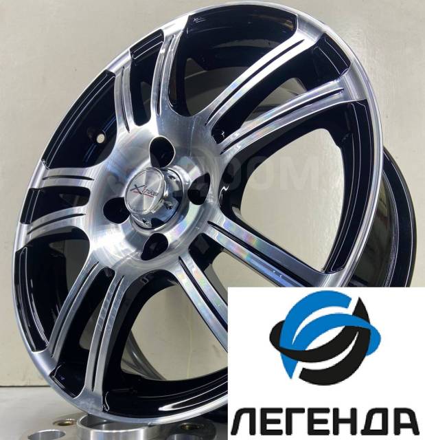 X'trike X-105М черный с полированными спицами, 15", 1 шт, Ширина диска ...