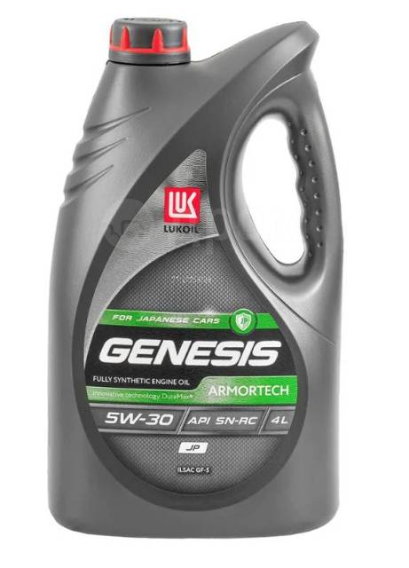 Лукойл Genesis Armortech JP 5W30 (4L) масло моторное! синт. японские ...