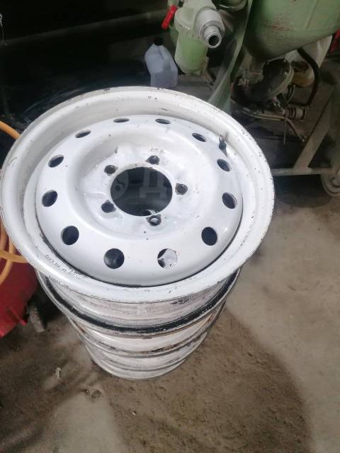 Диски НИВА, УАЗ, россия, 16", 1 шт, 5x139.7, штампованный, 4 шт, б/у, в ...
