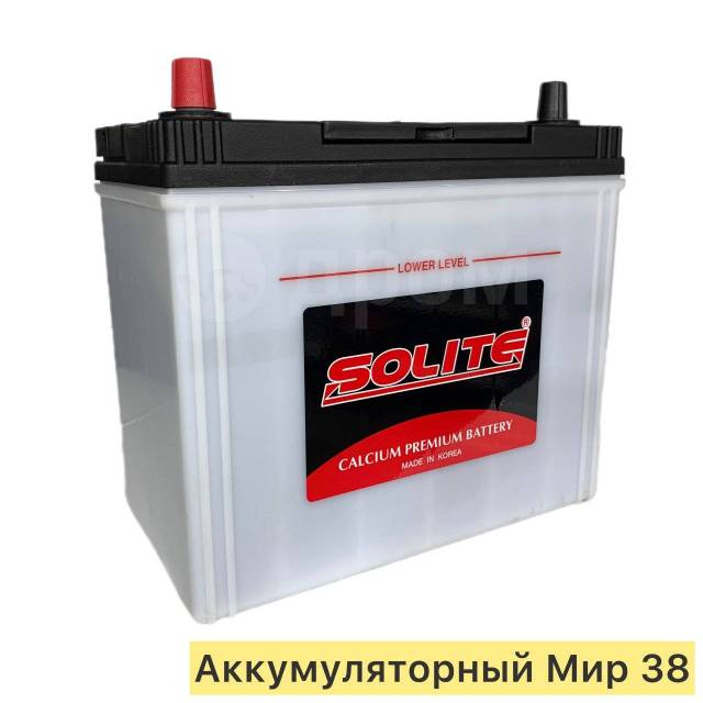 Продам новый аккумулятор Solite 65B24L(R), кальциевый, обратная (левое ...