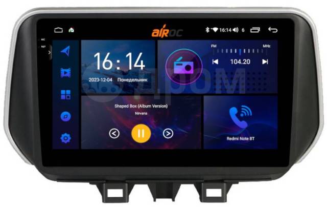 Магнитола для Hyundai Tucson 2018-2021 - Airoc 2K RI-2023 Android 12 ...