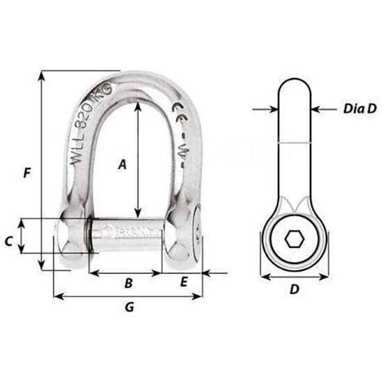        Grey 8 mm Wichard AC001304 