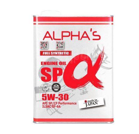 Масло Alpha'S 5w30 API SN PLUS/SP/CF, Ilsac GF-5/GF-6A 4л в Ангарске ...