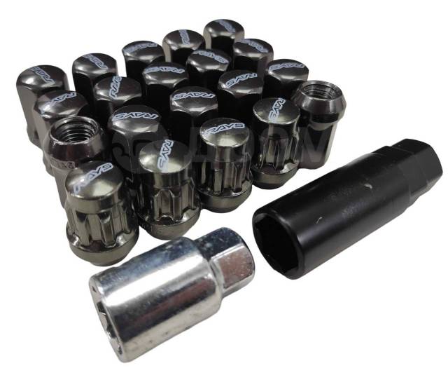 Купить Гайки колесные RAYS Motor Sport M12x1.5 (Темно-серый) во ...