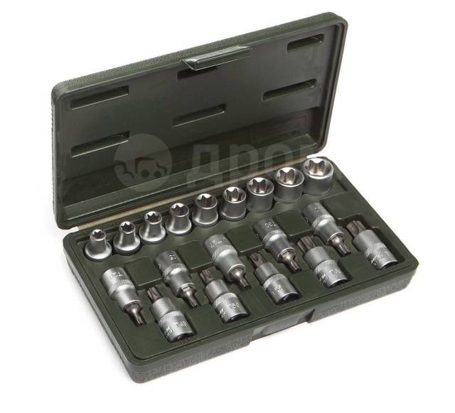 Набор головок TORX 19 предметов и головок со вставкой TORX 1/2 623719 ...