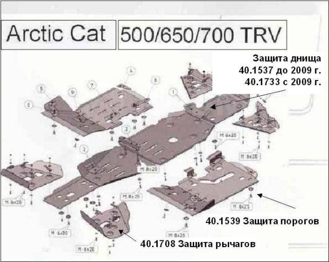   Storm  ARCTIC CAT 500/650/700 TRV CRUISER 