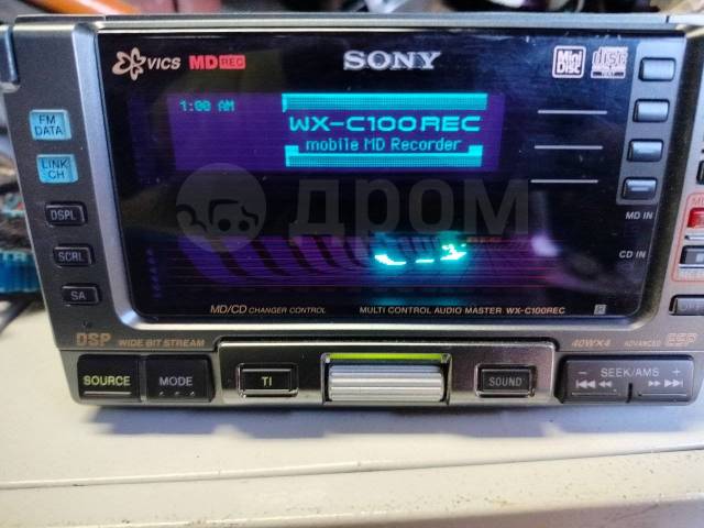 Магнитола SONY WX-C100REC, 2 DIN — 178x100 мм, б/у, в наличии. Цена: 1 ...