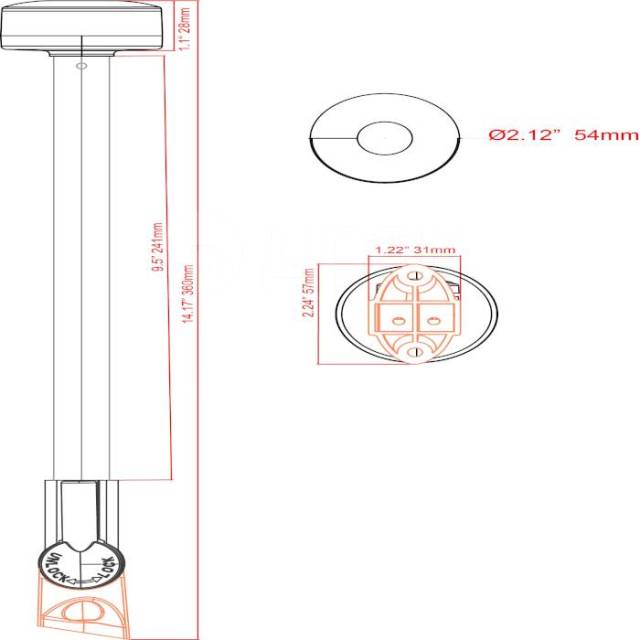   Anheart Marine B011384 360 12 1,5 IP65 360   4000-4500         ...