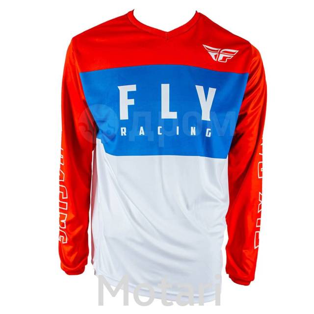  FLY RACING F-16 REFRESH white/red/blue (L) 