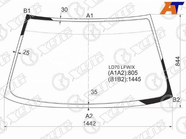 Купить Стекло лобовое Mitsubishi Lancer, Mitsubishi Lancer CB#/CD# 91 ...