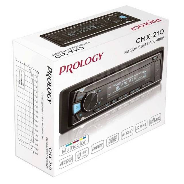 Купить Автомагнитола Prology CMX-210 BT, USB-рессивер* в Барнауле по ...