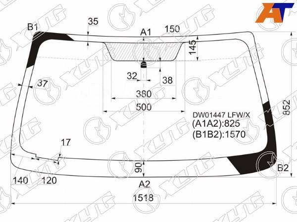 Купить Стекло лобовое Chevrolet Trail Blazer, Chevrolet Trailblazer ...