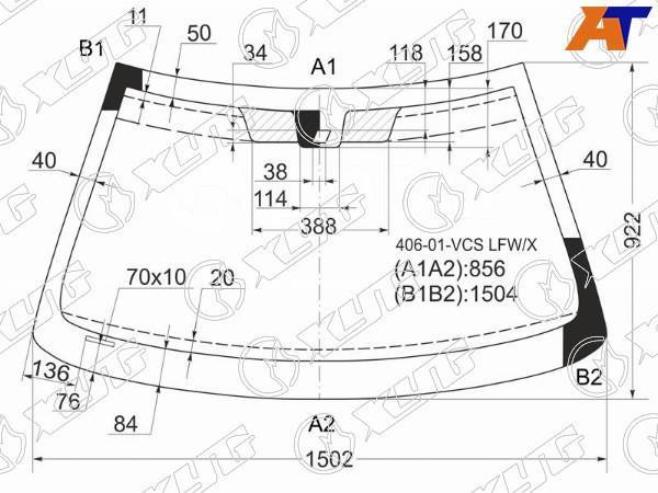 Купить Стекло лобовое Peugeot 406, Peugeot 406 96-04 4D, Peugeot 406 96 ...