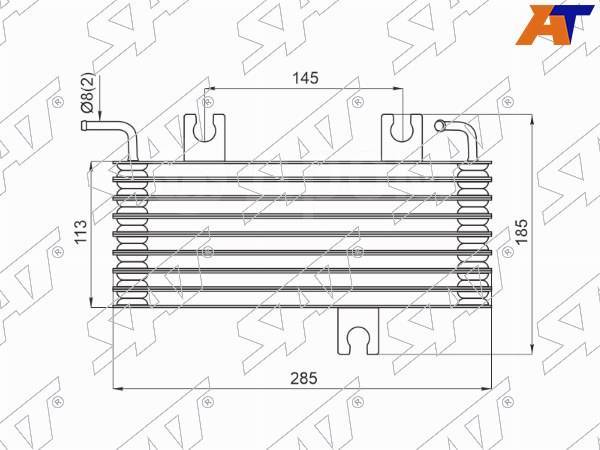 Купить Радиатор вариатора Nissan Dualis, Nissan Qashqai, Nissan Qashqai ...