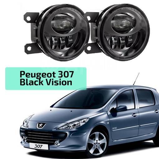 Купить Светодиодные противотуманные LED фары для Peugeot 307 2005-2008 ...