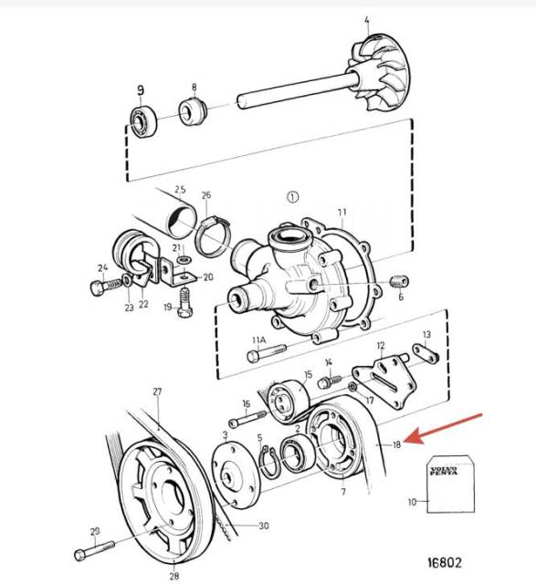   KAD Volvo Penta  861564 