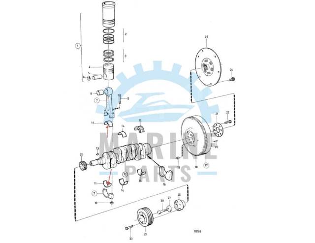   Volvo Penta 0.25 876512 