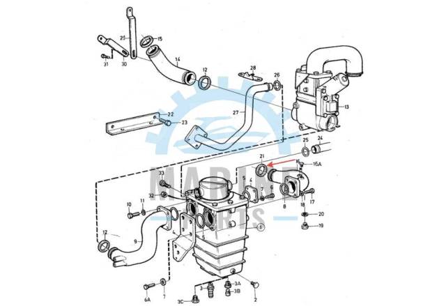      Volvo Penta 469508, 20787386 TAMD 