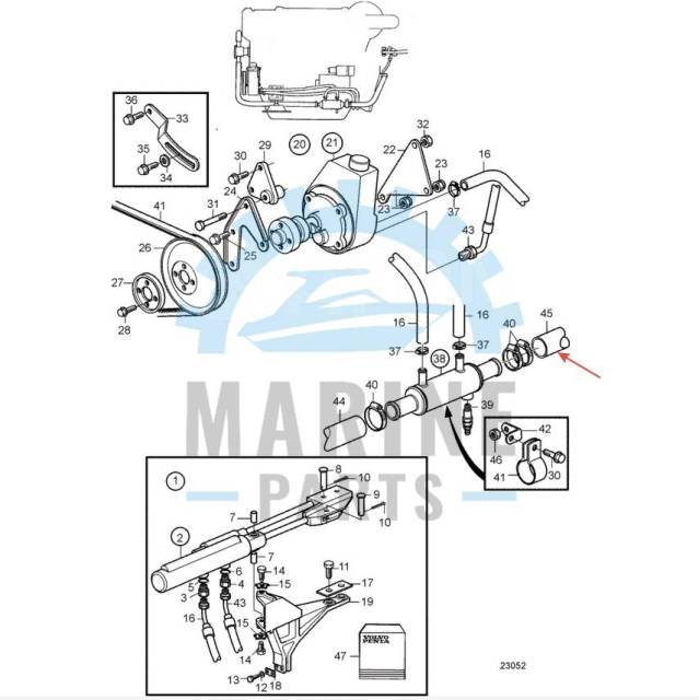  Volvo Penta 861742 AD31,41 L-P ,D. 