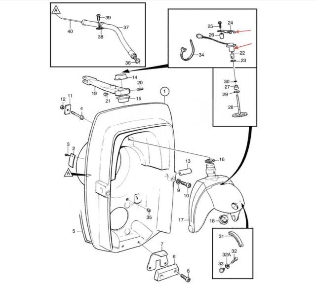   Volvo Penta SP DP 22314183, 873531, 828726 . 