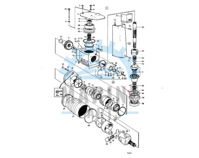   () 0,20  Volvo Penta DP290 943870  