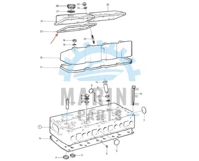     Volvo Penta AD41 31 838654 