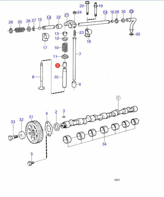    Volvo Penta AD41 AD31 KAD TAMD 859171, 21501189 