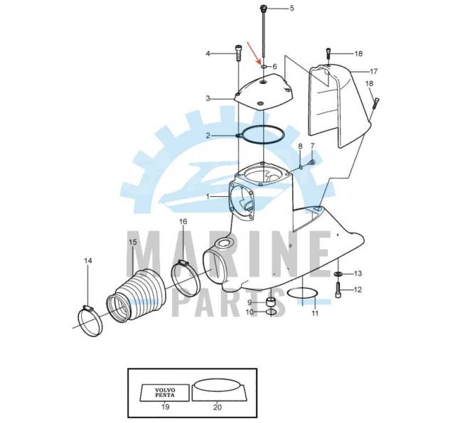   Volvo Penta 3852045 