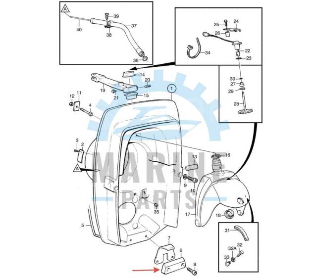     Volvo Penta SP DP 852835 