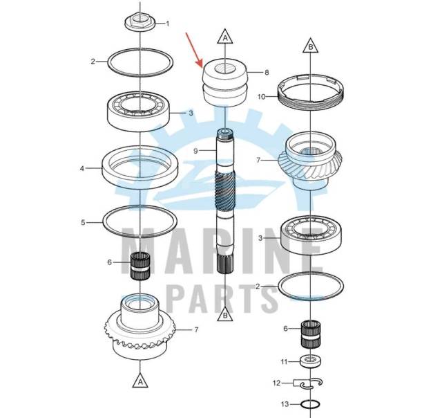    () Volvo Penta DP290 SP 3807613  